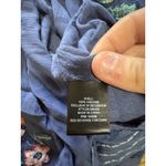 Curations Size XS/S Embroidered Boho Kimono Topper Cardigan Open Front Peasant Blue Photo 5