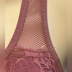 PINK - Victoria's Secret Pink Victoria Secret’s Berry Pink Lace Racerback Bralette Women’s‎ Size XS Photo 7
