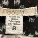 Ecote Urban Outfitters  Black/White Short Geometric Print Kimono Sz S NWOT Photo 4