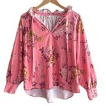 Love Shack Fancy  Willow Corduroy Top In Charlestown Pink Photo 0