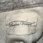 American Vintage  100% Cotton Grey Cardigan Jacket Double Layer GUC Size‎ L Photo 6