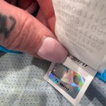 The North Face  Blue Athletic Tank Top Racerback Floral Back Mesh Size M Photo 4