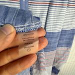 Tommy Hilfiger Long-Sleeve Blue/White Stripe Shirt Dress Size 8 Button Front Photo 6