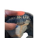 American Eagle  Blue Distressed Ripped Hi-Rise Shortie Cuffed Shorts Women Sz 0 Photo 10