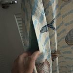 NWOT Alemais Blue and Cream Shell Print Dress Size 6 Photo 9