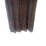 Sundance Women's Size Small Brown Embroidered Floral Brown Sweater Dress Photo 2
