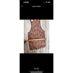 Floral denim overall dress Pink Size M Photo 7