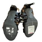 Michael Kors  Black Patent Leather Strappy Heels Size 9 Photo 8