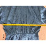 AQUA ‎ Blue Floral Print Long Sleeve Wrap Mini Dress - Women's Size M Photo 10