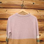 Madewell  Striped Roll-Trim Waffle Pullover Sweater in Cotton-Merino Yarn Photo 6