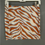 SheIn X Patterned Mini Skirt Size Medium Photo 0