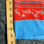 Emma & Michele Emma & Michelle size 6 red white & blue v-neck wide leg cropped pants jumpsuit Photo 6