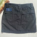 Lucky Brand  Utility belted Black Mini Skirt 4/27 Photo 3