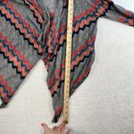 Torrid  Plus 3 3X Chevron Pointelle Knit Drape Front Cardigan Sweater Lightweight Photo 8