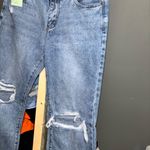 SheIn  Light Blue Distressed Flare Jeans Photo 2