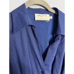 Anthropologie NEW  Exquise The Tobie Button Front Pleated Shirt Dress Eyelet Mini Photo 6