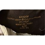 Liz Claiborne Women's Brown Leather Slip-On Clogs Embroidered Detail Photo 8