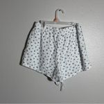 Hollister Women Elastic Waist Sleep Pajama Shorts White Floral size S Photo 3
