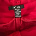 Charlotte Russe Refuge Dark Red 3-Button High Rise Skinny Jeans Size 2 EUC Photo 3