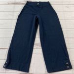 CAbi Navy Blue Crop Pull On Pants Size Small Photo 0