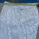 Tularosa WOMENS OFF WHITE MEDIUM Lace Trousers with Floral Design Photo 5