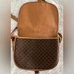 CELINE  Brown Macadam Crossbody Bag Handbag‎ Photo 10