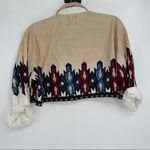 LF FURST OF A KIND VINTAGE AZTEC CROPPED SNAP DOWN LIGHTWEIGHT JACKET ONE SIZE Photo 1
