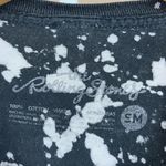 The Rolling Stones  Size Small Graphic Band Tee Music Rock Bleach Dye Paint Photo 3