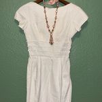 Vintage Deadstock NWT Creamy Off White Dress Henley Jr New York 50s modest dress Photo 2
