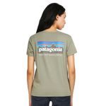 Patagonia  Women's P-6 Mission Short Sleeve Tee in Garden Green Size Medium Photo 1