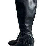 Franco Sarto 🔃 Black Leather Tall Boots Photo 1
