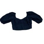 Abercrombie & Fitch Puff sleeve crop top Photo 1