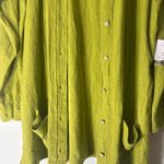 Free people beach take a walk green cardigan size Large NWT Photo 6