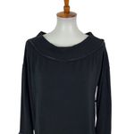 Stateside  Pullover Sweater Medium Black Minimalist Cozy Loungewear Photo 1