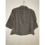 Coldwater Creek  Blazer Jacket Womens XL Black Tweed Academia Office Career Twee Photo 5