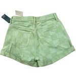 Wild Fable  green check highest rise mom shorts Photo 1