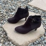 Karen Scott NWOT  Ankle Boots. Heels‎ 3”Size 7.5 M Brown Suede. Photo 2