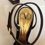 Valentino Garavani  One Stud Patent Leather Block Heel Pumps Black Size EU 37 Photo 10