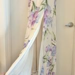Baltic Born Off Shoulder Ivory Lavender Floral Maxi Dress Daphne Size XL NWOT Photo 6