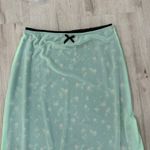 Urban Outfitters Mariah Layered Mini Skirt Ditsy Floral Green Black Size XS/S Photo 2