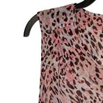 CAbi Beguila Animal Print Sleeveless Tunic Tank Top Front Button Small Women Photo 3