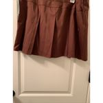 Wild Fable Women's Pleated Mini Skirt Woven Tennis A-Line Size S Brown Photo 13