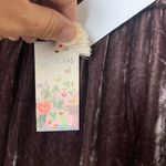 Johnny Was  Size XXL Embroidered Velvet Floral Wide Leg Coordinating PullOn Pants Photo 3