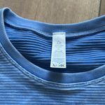 Aerie 4/$25 Offline by  Ribbed Blue Fitted Athletic Crop Top Sz S Photo 1