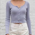 Brandy Melville purple zelly top long sleeve Photo 0