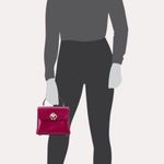 Kate Spade Romy Croc-Embossed Mini Top-handle Berryblitz Photo 11