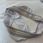 Peixoto White Bikini with Gold Detailing Size M Photo 6