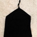 Me to We Black Halter Crop Top Photo 1