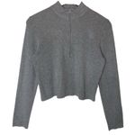 House of Harlow 1960 Crop Sweater Gray Size XL Photo 0