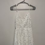 ASTR  the Label Lace A-Line‎ White Midi Dress Size Small Photo 2